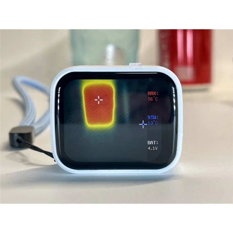 Underfloor Heating Thermal Detector - ABJN-320 X 240 อุปกรณ์วัดอุณหภูมิแบบพกพาขนาดเล็กพร้อมหน้าจอสัมผัส สำหรับตรวจจับอุณหภูมิและความรั่วไหลของระบบทำความร้อนใต้พื้น