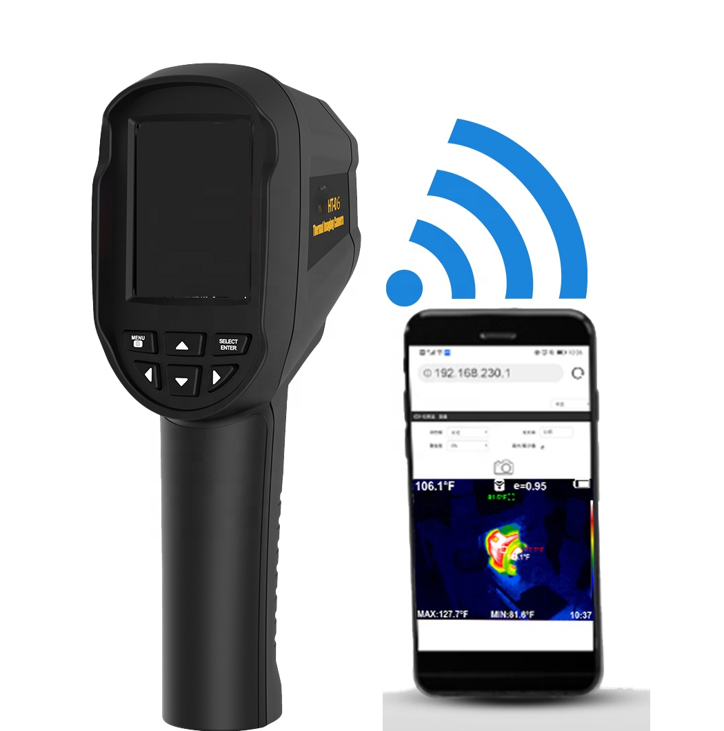 Thermal Imaging Camera 256X192 - HT-06 กล้องถ่ายภาพความร้อนแบบพกพา ความละเอียด 256x192 พิกเซล รองรับการส่งข้อมูลผ่านระบบ