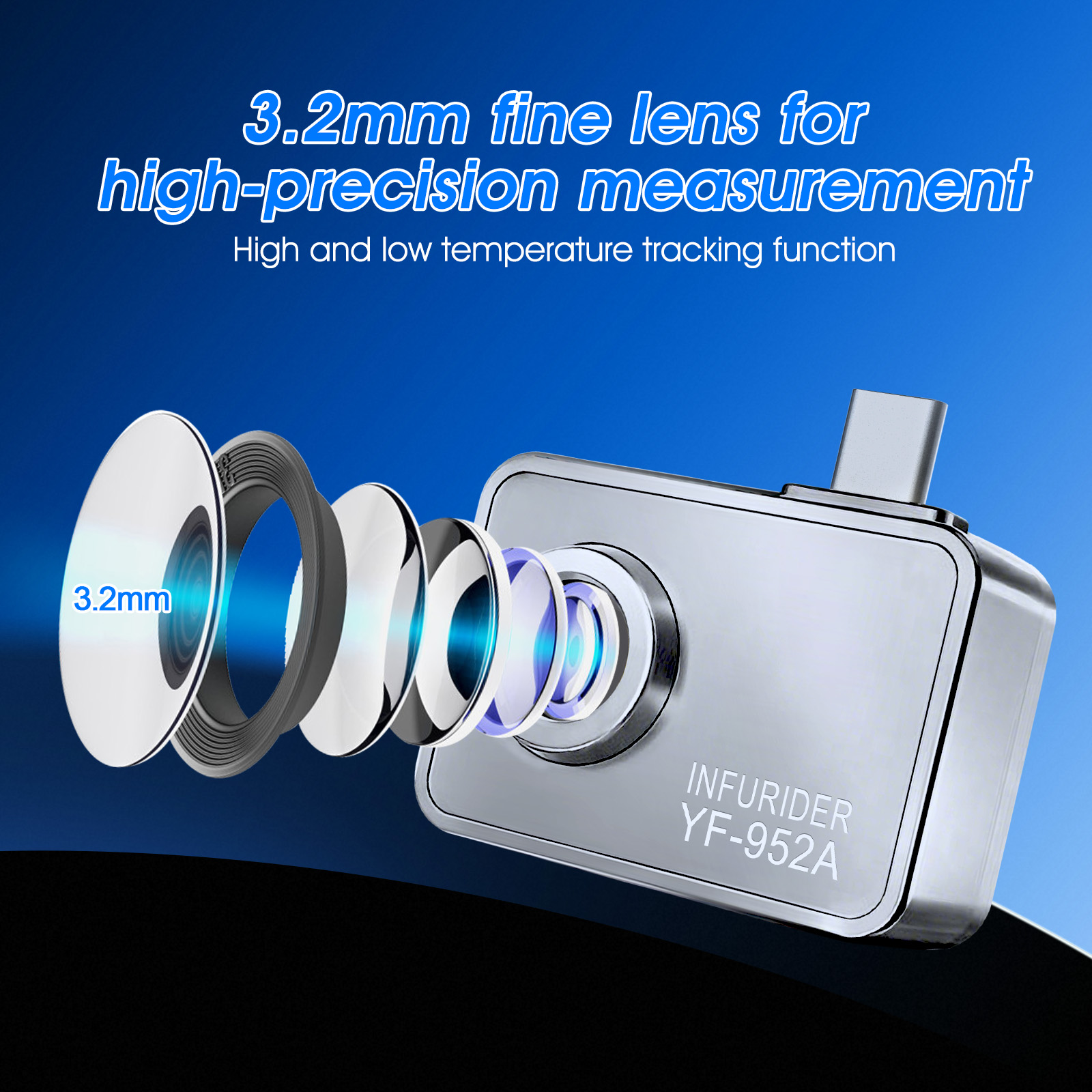 กล้องถ่ายภาพความร้อนแบบ Type-C - Thermal Imaging Camera 256X192 บทวิจารณ์และราคา